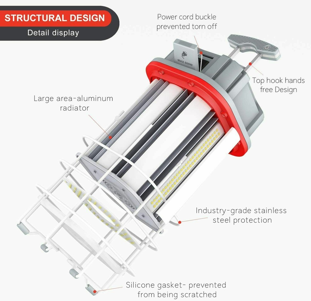 100W 150W LED Work Light Waterproof Emergency Linkable LED Construction Lights