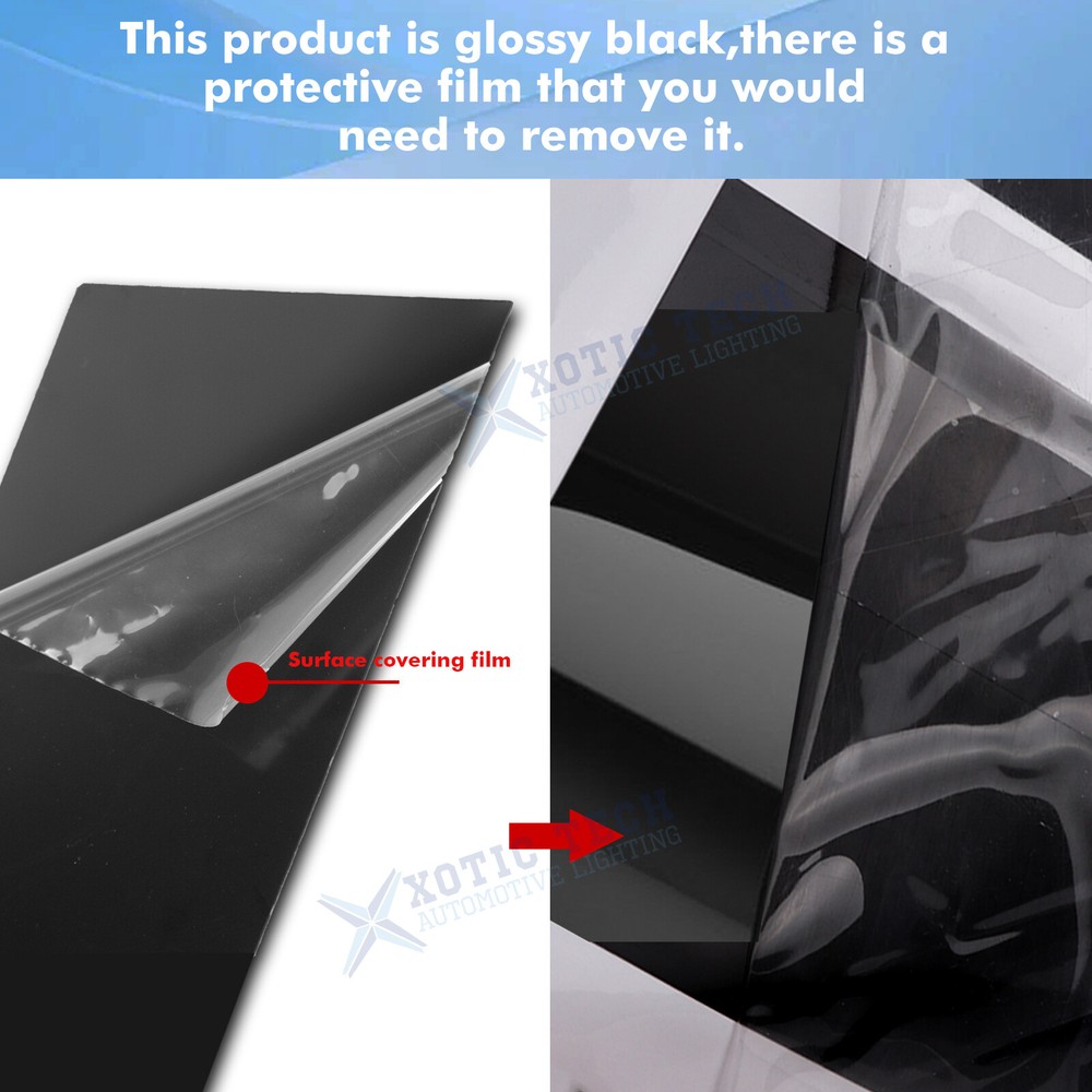 Pre-cut Pillar Posts Door Trim Mirror Molding Cover for Honda Civic 2022-2025