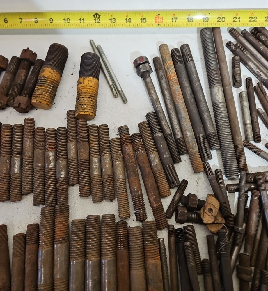 Stud Bolts Old Engine Steam Hit Miss