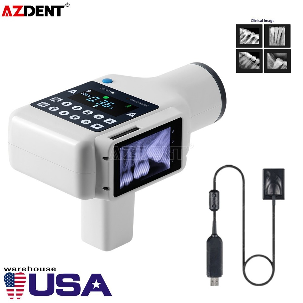 Dental X Mobile Unit System Ray Digital Machine High Frequency no Shield+Sensor2