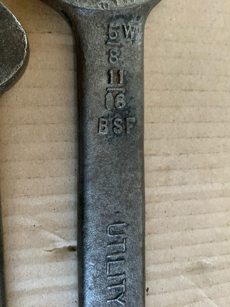 vintage utility spanner wrenches