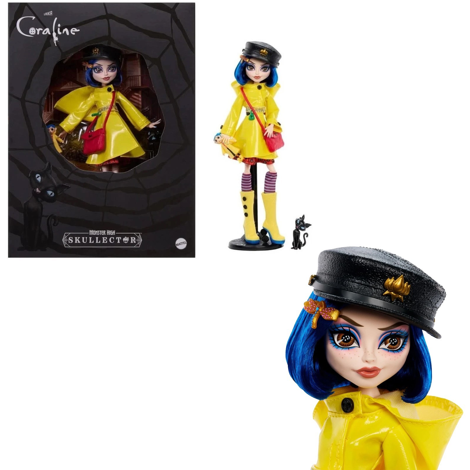 Monster High Skullector Coraline Doll 2026 Mattel Limited Edition SHIPS NOW!🐈‍⬛