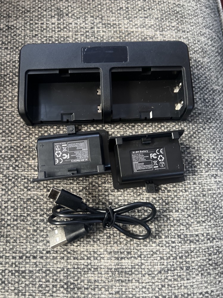 2 Pk 800mAh Rechargeable Battery Pack USB Cable For XBOX ONE Controller Wireless