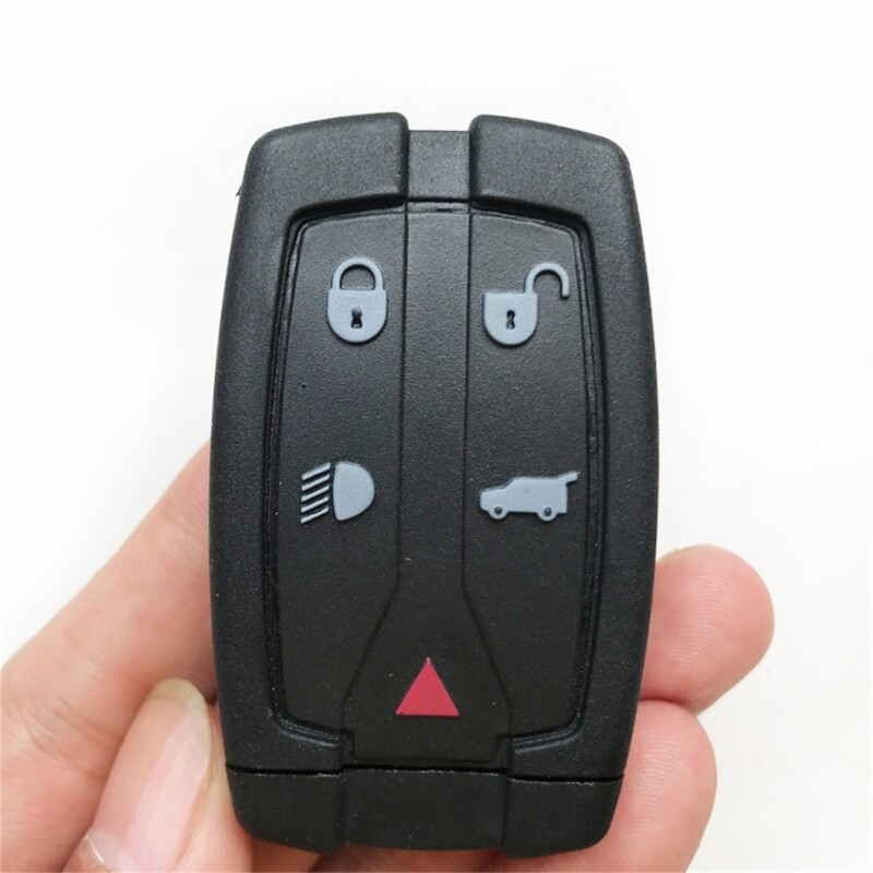 Key Blank For Rover-Freelander 2 5 Button Remote SmartFob Case Shell Uncut-Blade