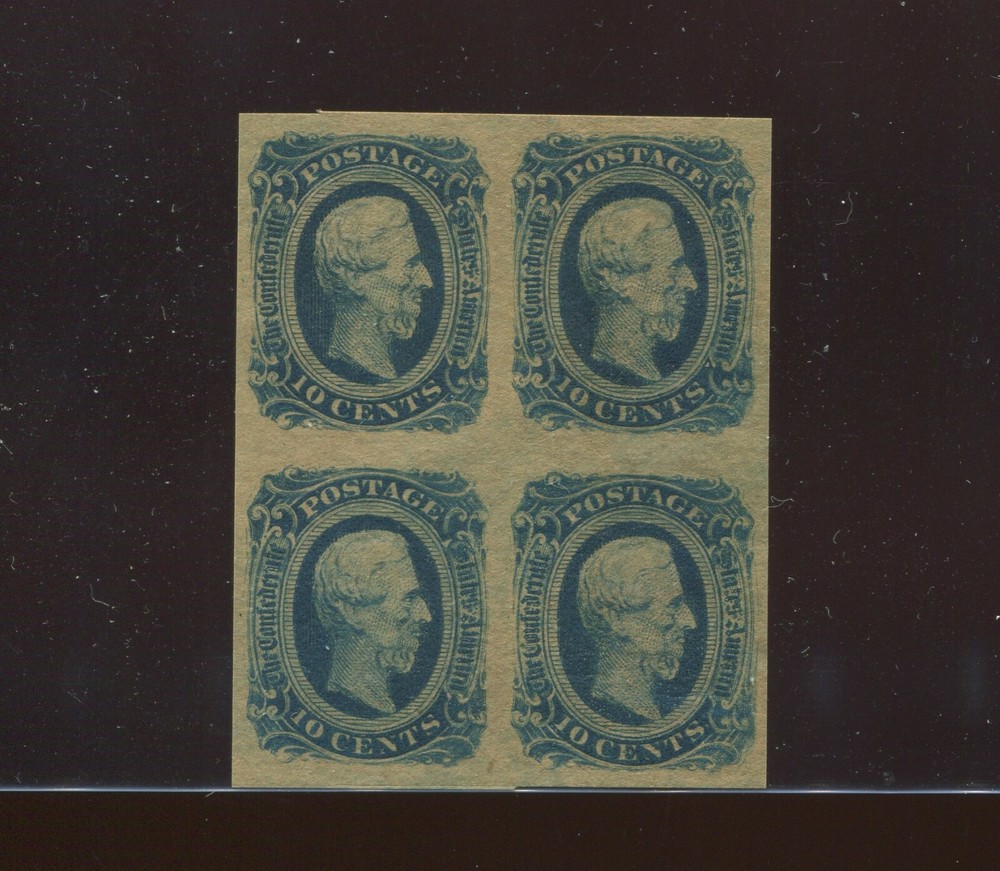 Confederate States 12 Mint Block of 4 Stamps NH (By 1227) CSA