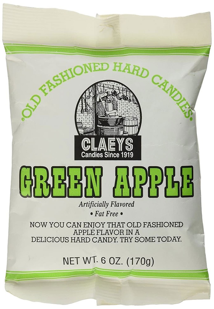Claey's Green Apple Hard Candy - 6 oz