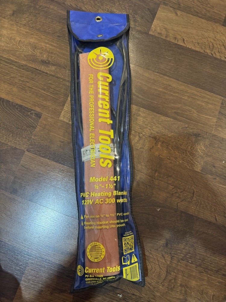 Current Tools Model 441 PVC Heating Blanket “1/2 - 1-1.5”