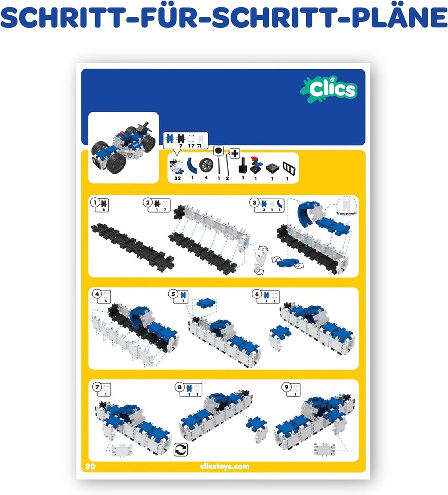Clics CP017 Building Book, Multicolor