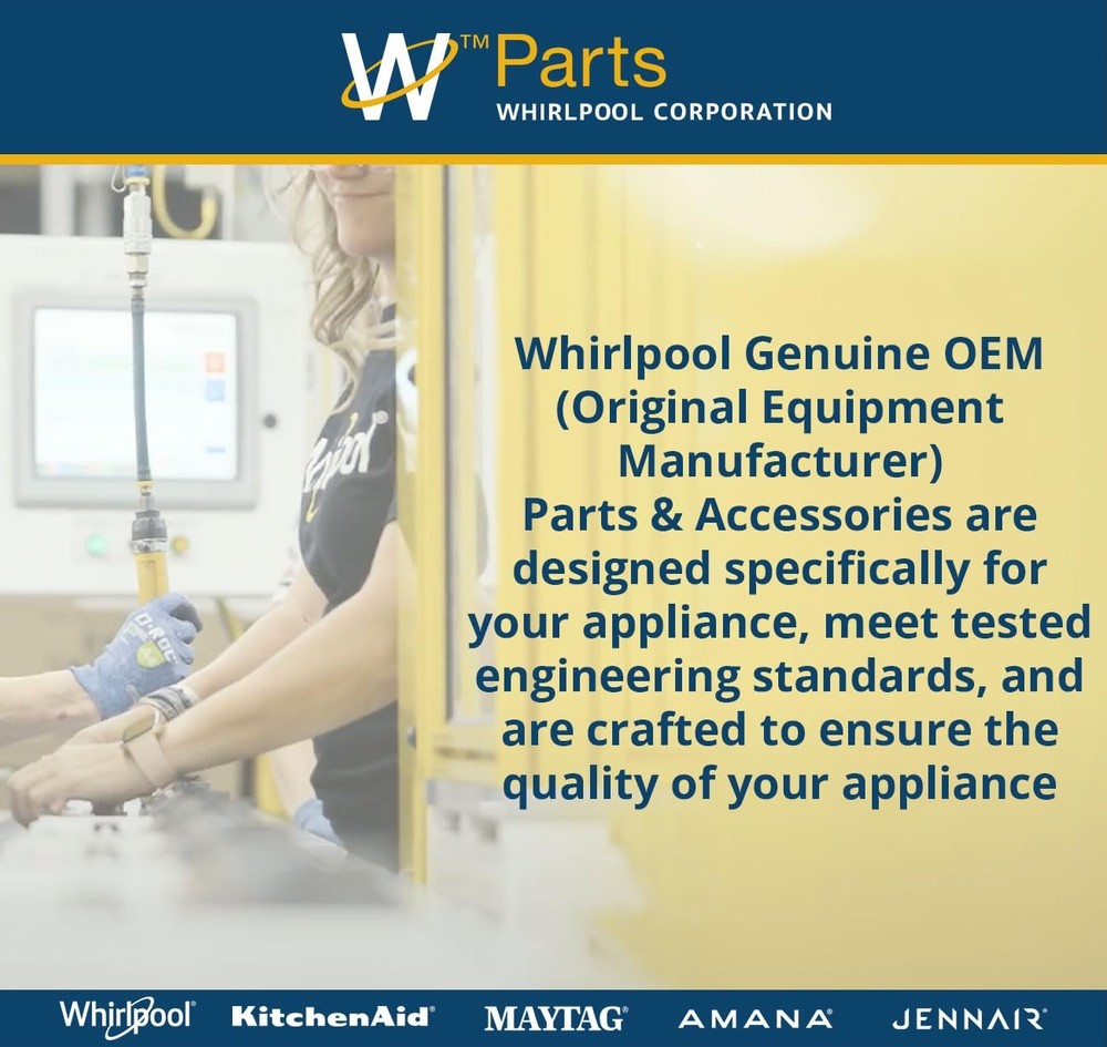Whirlpool W10779716 Genuine OEM Range Bake Element Assembly