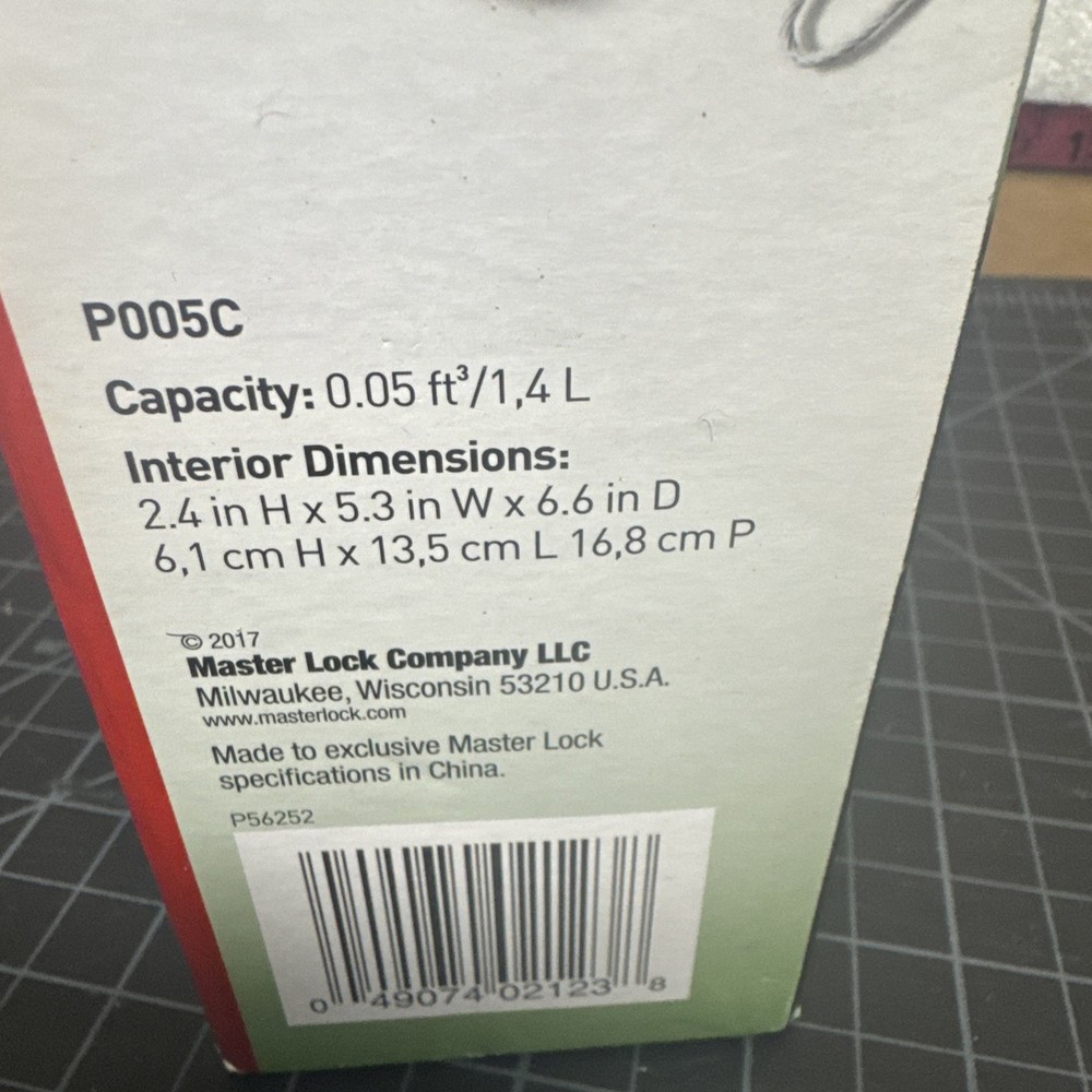 SentrySafe P005C Small Portable Lock Safe Box with Combination Lock NEW!!