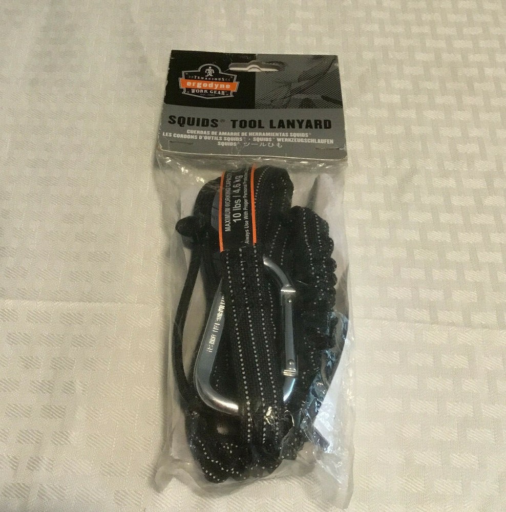 Ergodyne 3100 Black Squids Tool Lanyard