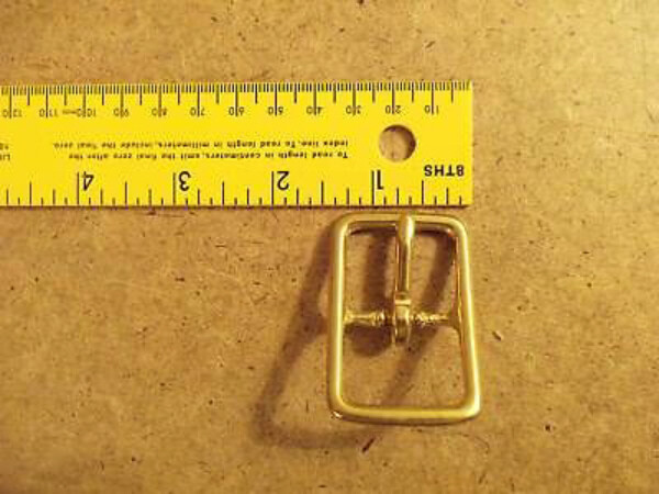 1" Solid Brass #121 Harness / Halter Buckles (Pack Of 5)
