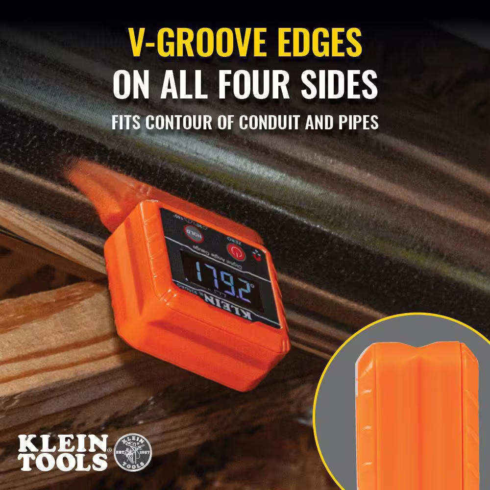 Klein Tools Digital Angle Gauge and Digital Leveler Magnetic Mount