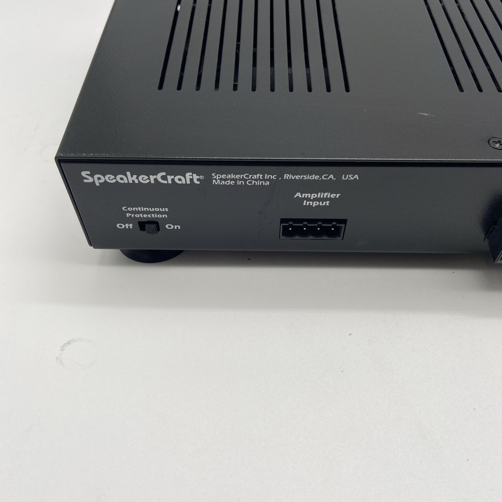 SpeakerCraft S8dc 8 Zone Multi-Room Audio Speaker Selector Switcher - Working