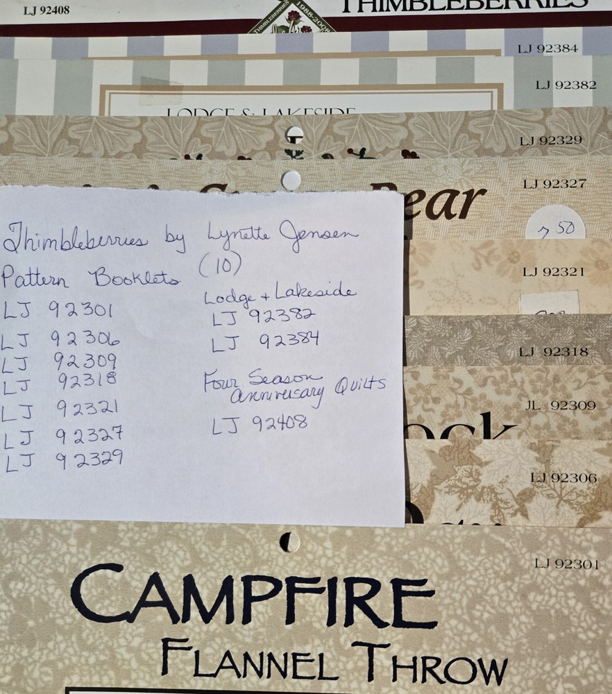 Thimbleberries By Lynette Jensen 10 Pattern Booklets