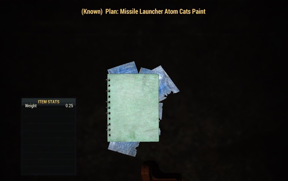 (Xbox) Missile Launcher Atom Cats Paint Plan