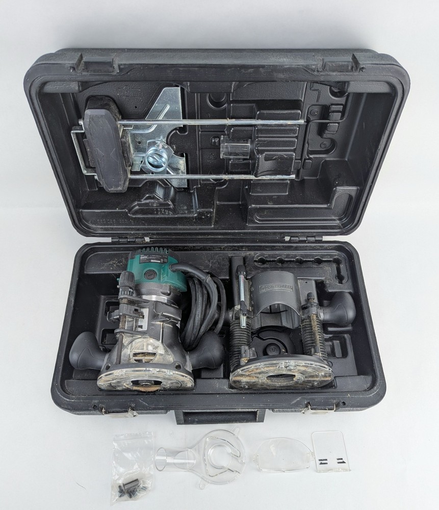 Masterforce 2.5 HP Corded Digital Variable Speed Plunge And Fixed Base Router