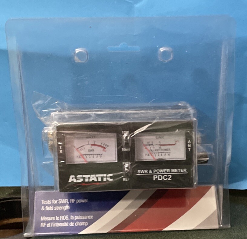 Astatic 302PDC2 SWR/RF Field Strength Test Meter New /open box