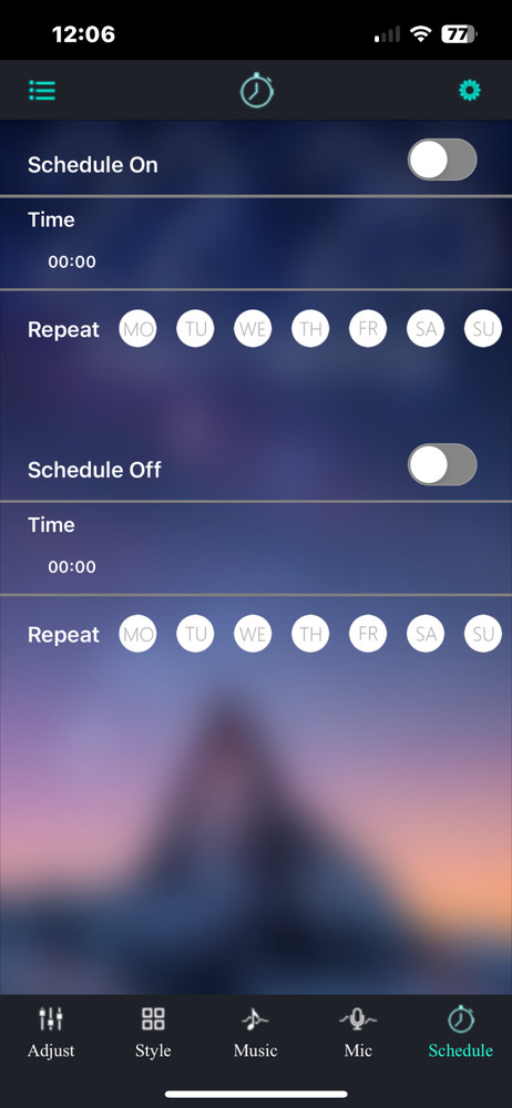 KISS SONIC BOOM colored Litho light box with LED colored lights and remote