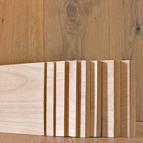 1/8", 1/4", 1/2" & 3/4" S4S Alder Dimensional Lumber