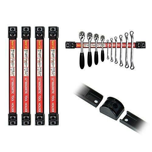Senrob 4 PCS 12" Magnetic Tool Holder Bar Racks