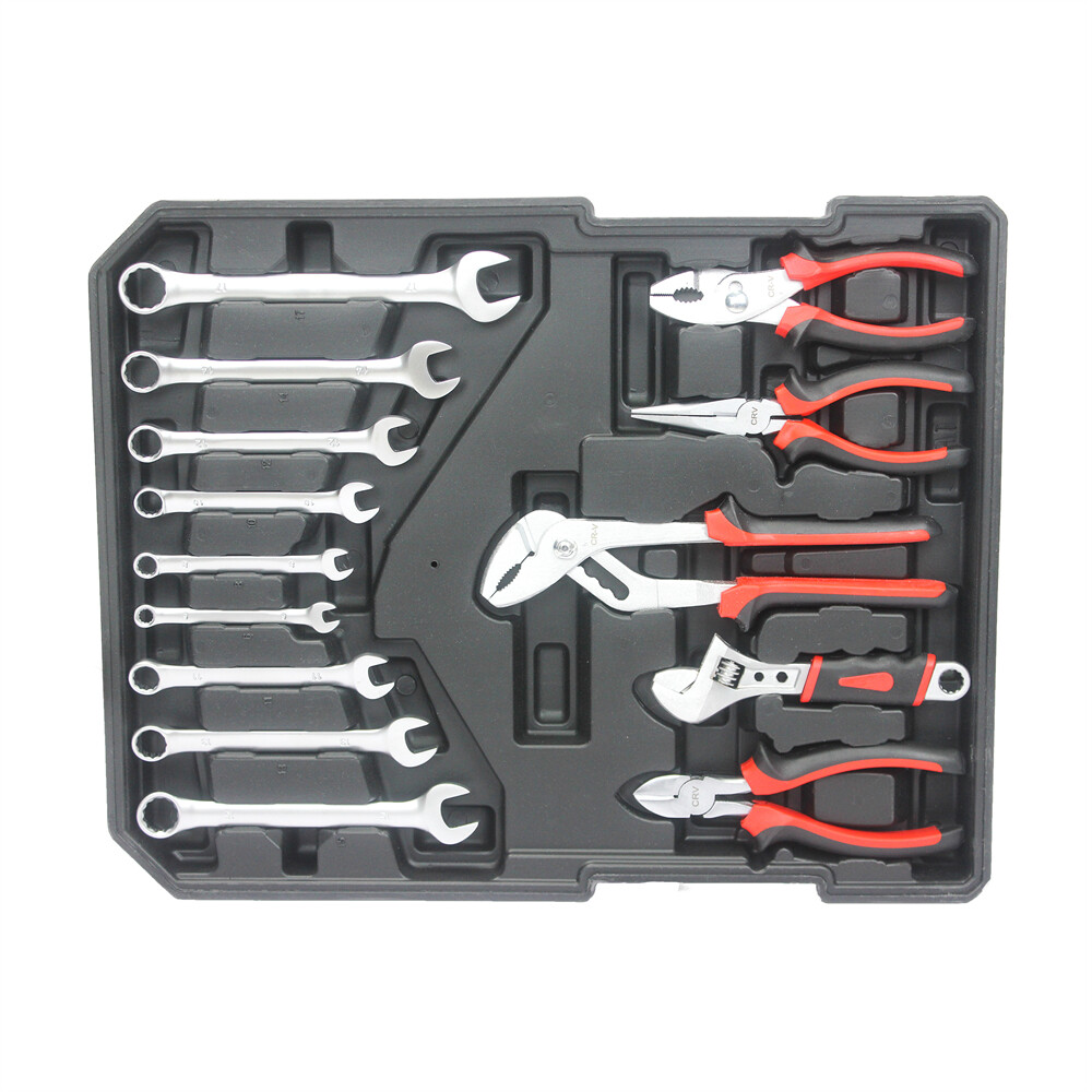899 Pcs Tool Set w/Trolley Case Box Organize Mechanics Tool Kit Wrenches Socket