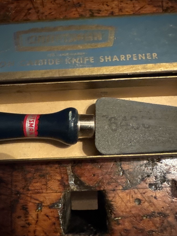 Craftsman Knife Sharpener Vintage Silicon Carbide