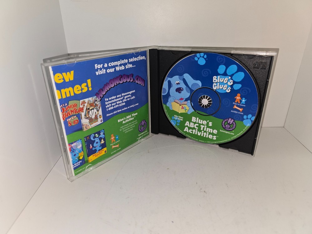 Blue's Clues 123 activities & ABC Time activities Software