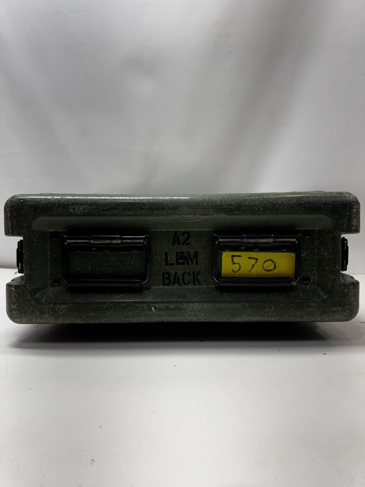 Rackmount 03U x24 General Dynamics Slide Out Composite Rack ShockMount Hard Case