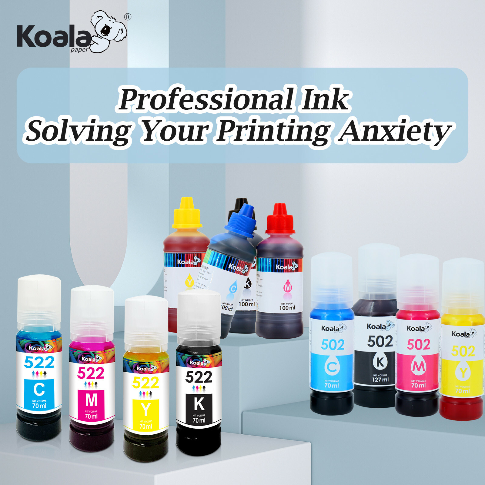 200ML Koala Black Ink Refill Kit for Canon PG-275 PG-275XL TR4720 TS3520 TS3522