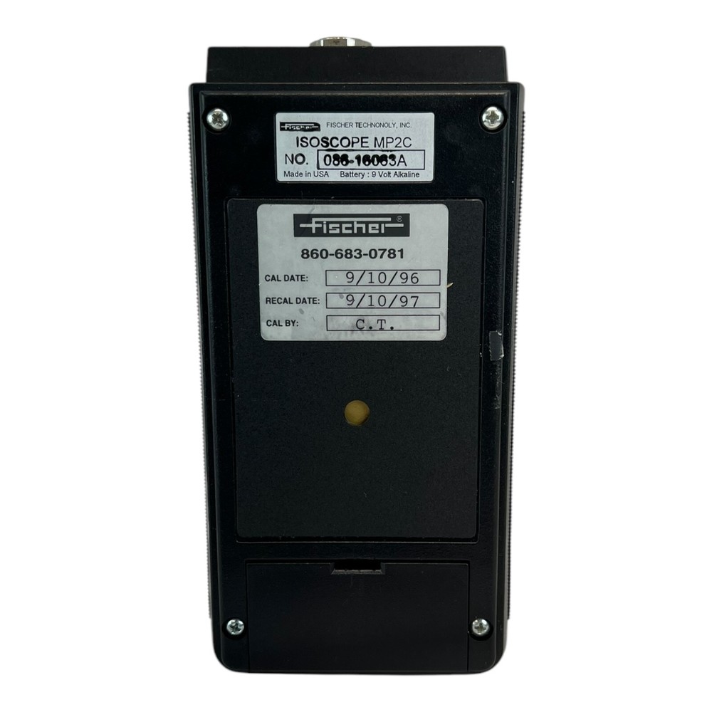 FISCHER TECHNOLOGY ISOSCOPE MP2C COATING THICKNESS MEASUREMENT