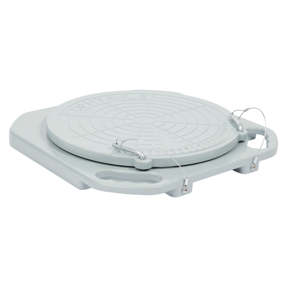 2pcs 5 Ton Front End Wheel Alignment Turntable Plate 360° Rotating Plate Table