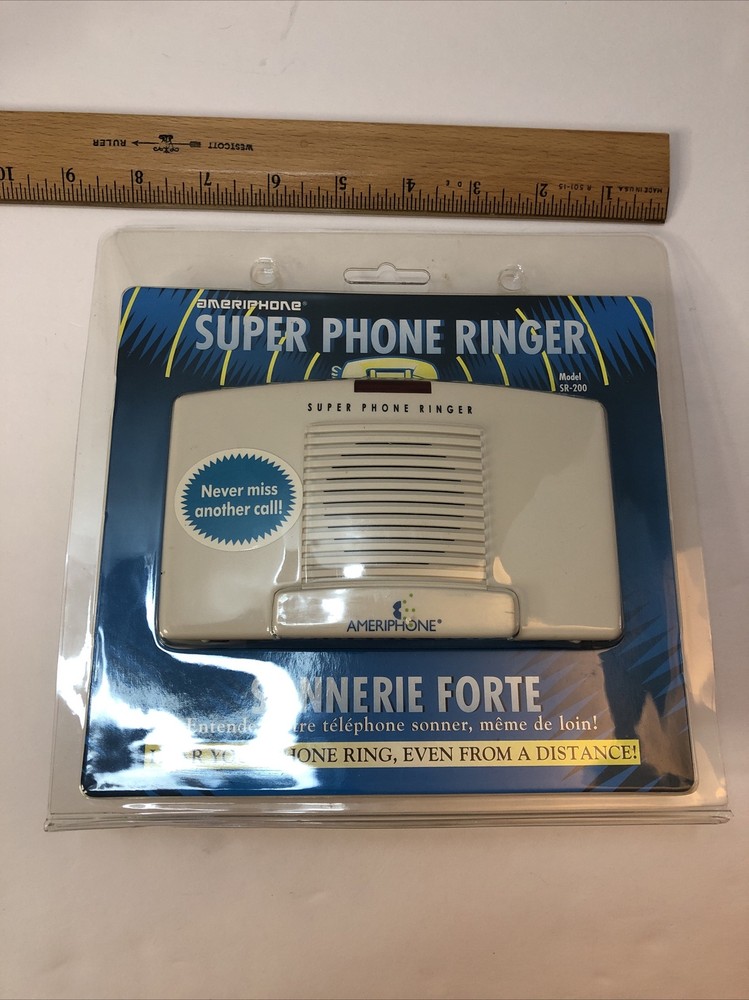 Ameriphone SR-200 95dB Super Loud Phone Ringer Lighted Visual Indicator