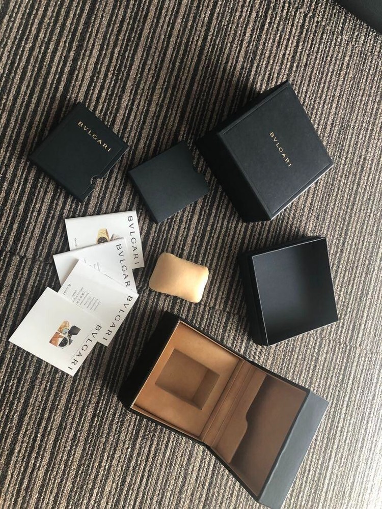 BVLGARI watch case box m36725097495HA Used