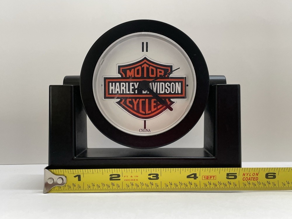 Harley Davison Quartz Desk Clock 5”