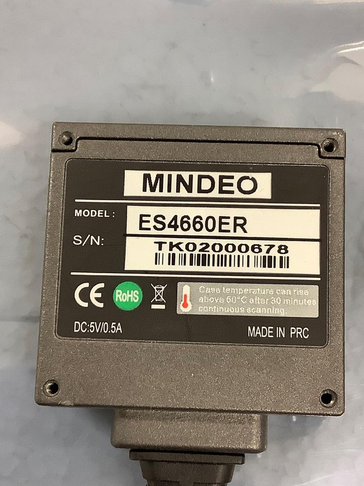 MINDEO ES4660ER Barcode Scanning Gun, WORKING, FREE SHIPPING
