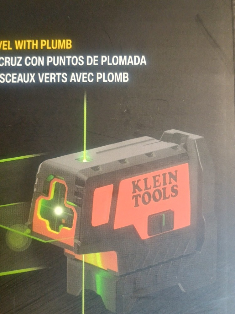 klein Tools 93mclpg Green Coss Line Laser Level With Plumb