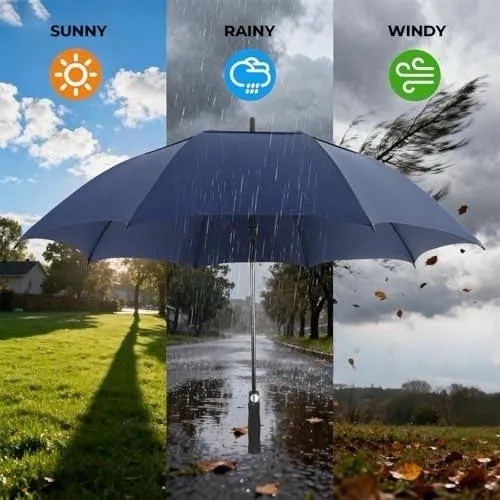 LLanxiry Extra Large Windproof Golf Umbrella 68 Inch.