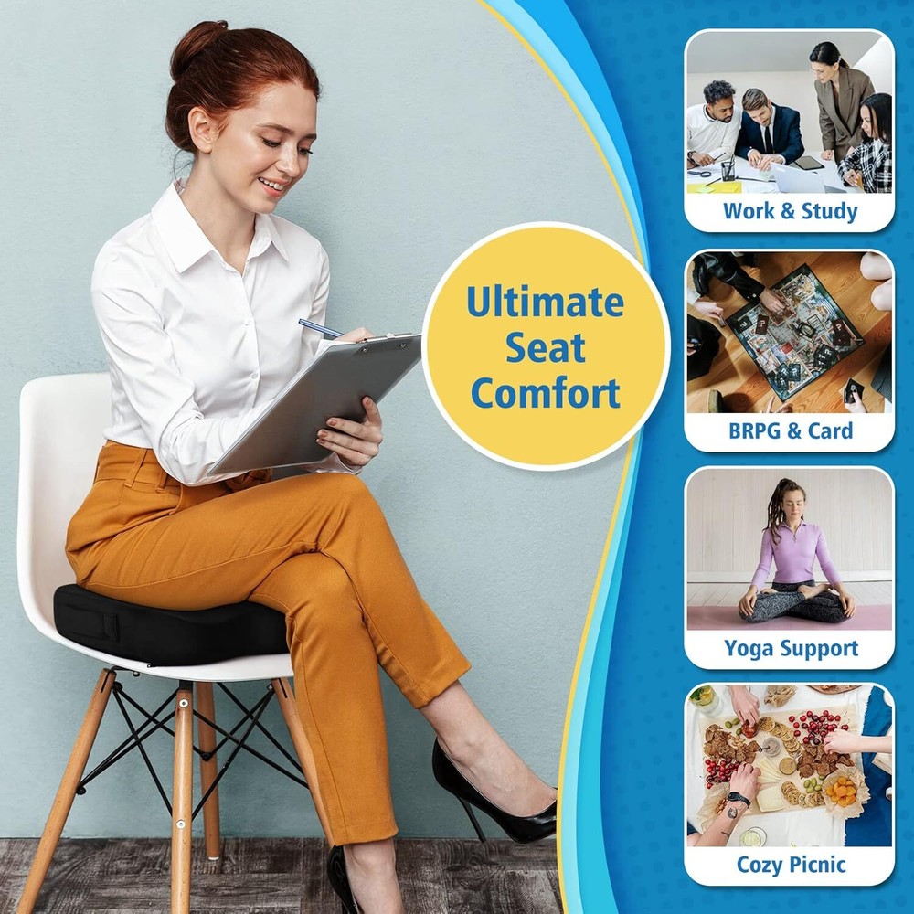Memory Foam Prostate Cushion Tailbone Sciatica Back Pain Relief Comfy Car Seat