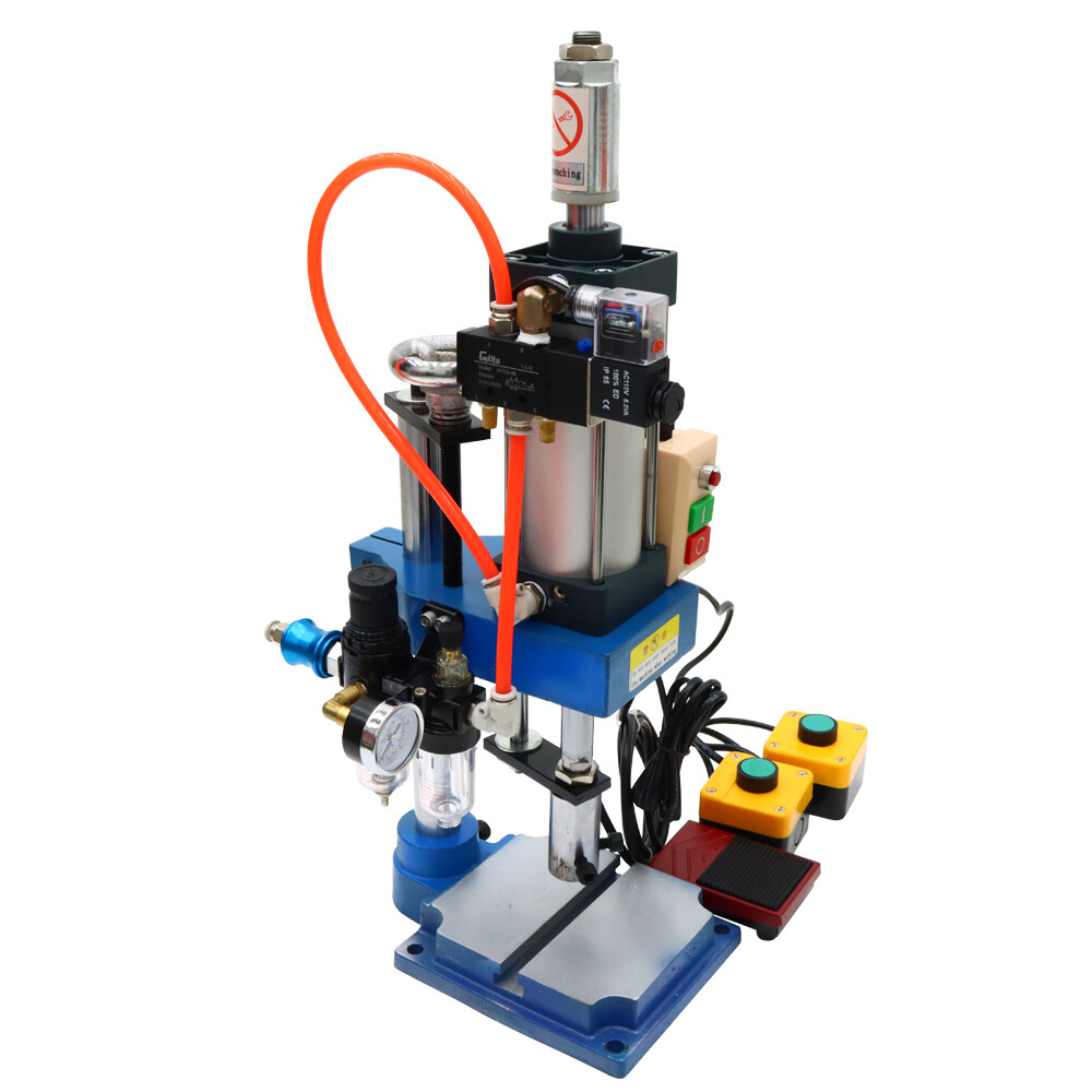 440lb/200kg Pneumatic Punch Press Machine 2 Buttons Controller 2-4" Stroke 110V