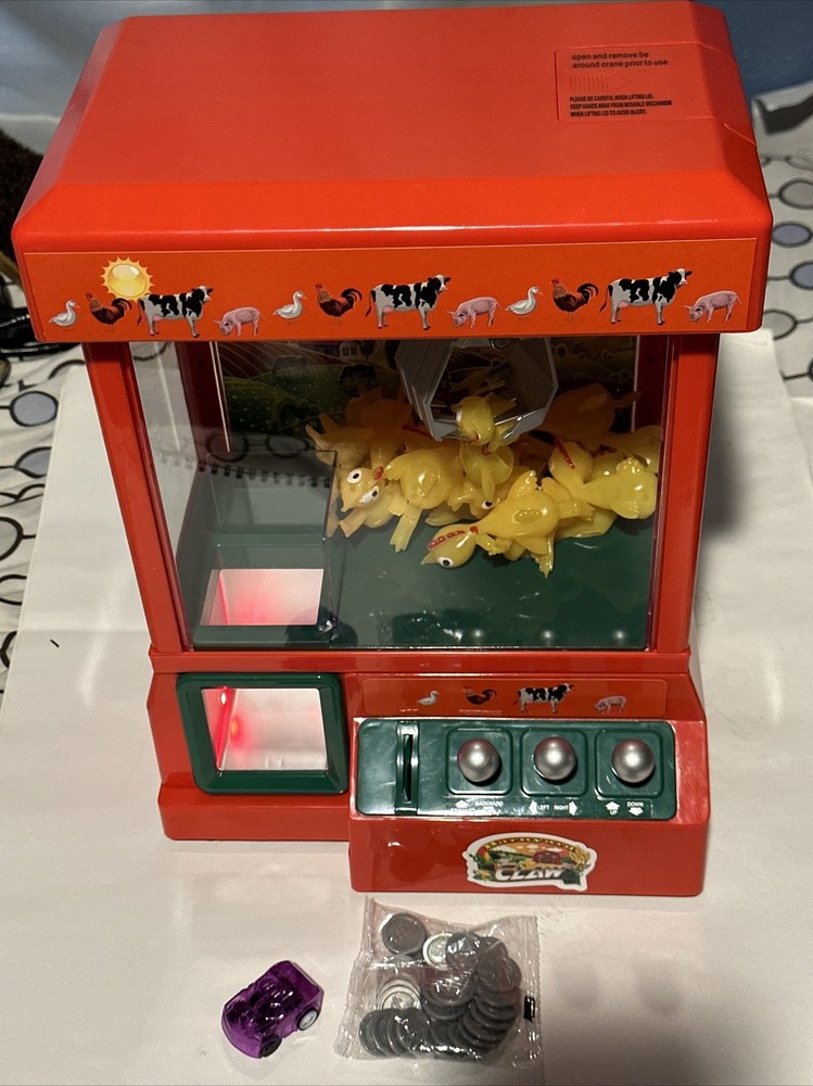 Bundaloo Claw Machine Arcade Game - Electronic Mini Candy and Toy Grabber Dis...