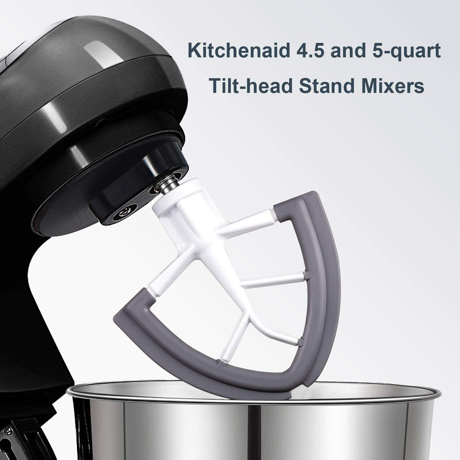 1PC4.5/5QT Kitchen Aid Mixer Flex Edge Beater Flat Paddle Beater Attachments