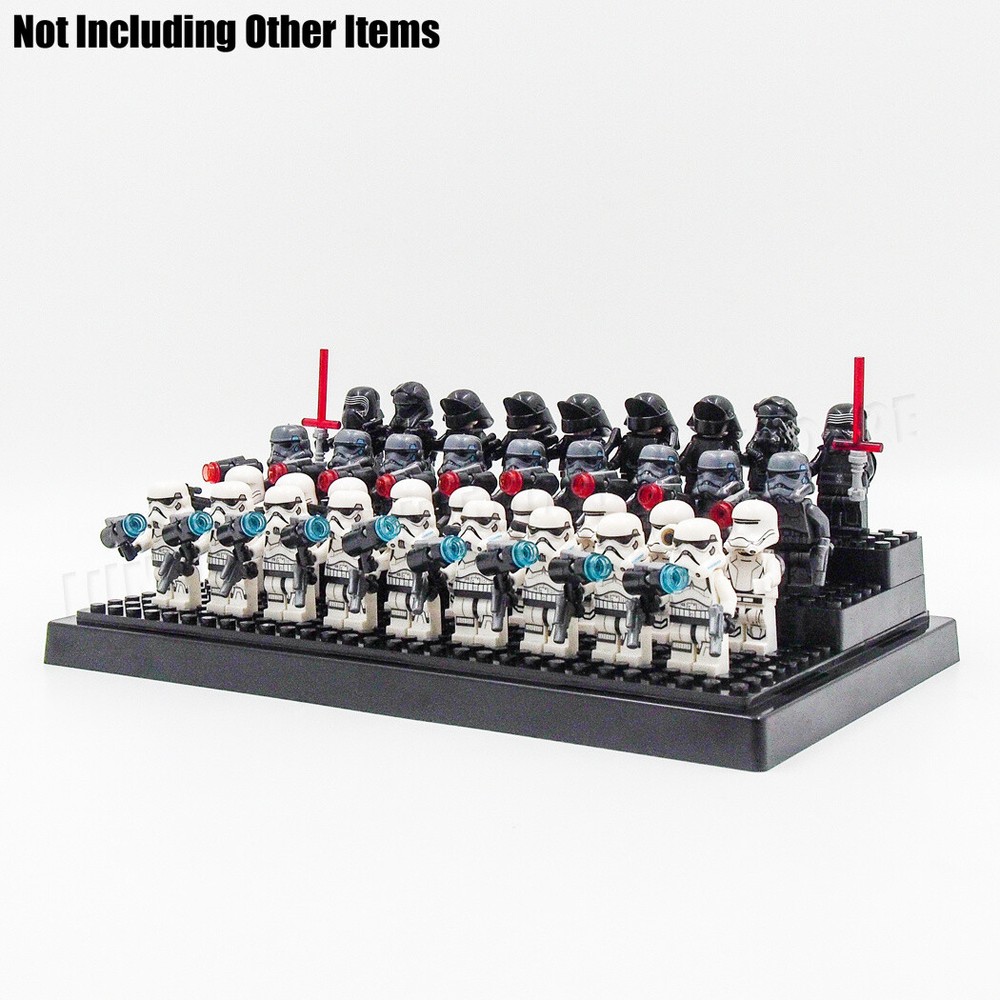 Acrylic Display Case Steps Box Showcase Mini Figures Storage Building Blocks