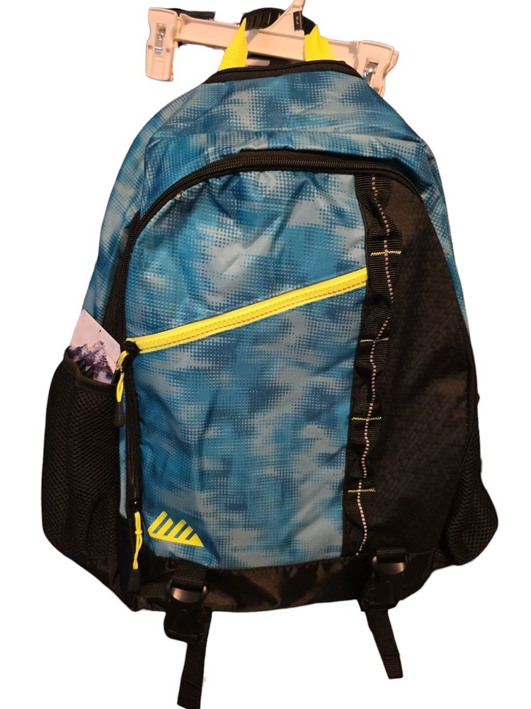 Summit Ridge 18" Backpack - Blue/Yellow/Black - NWT