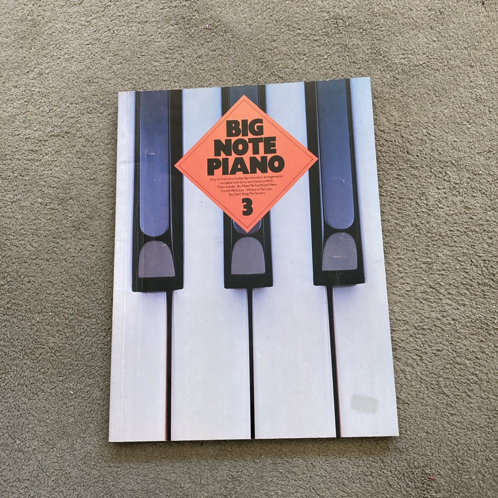 Big Note Book 3 For Piano