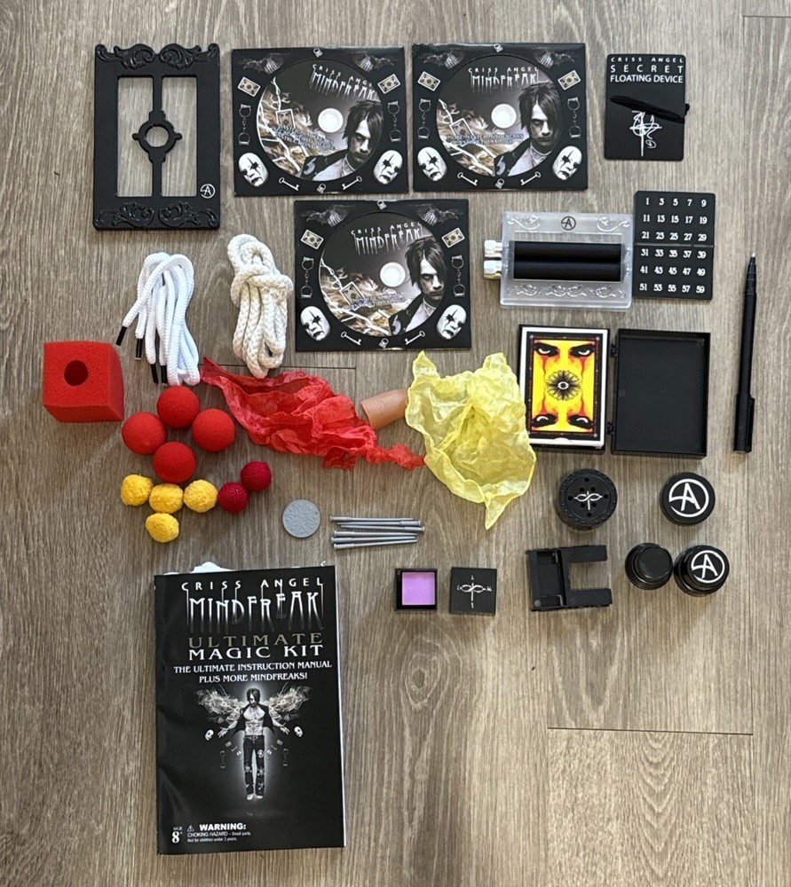 Criss Angel MINDFREAK Professional Magic Kit (Read Description)
