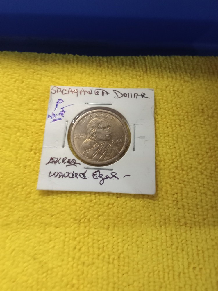 2000-P Sacagawea Dollar Wounded Eagle  Nice Circulated Condition