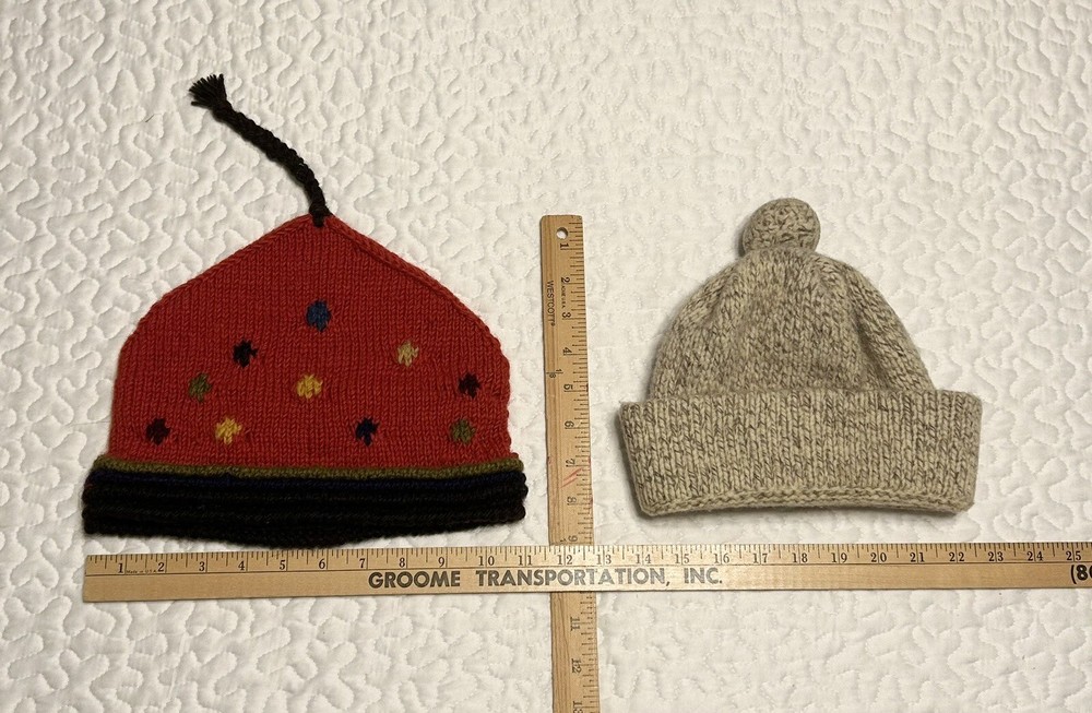 Newari & LL Bean Wool Ski Caps Beanies