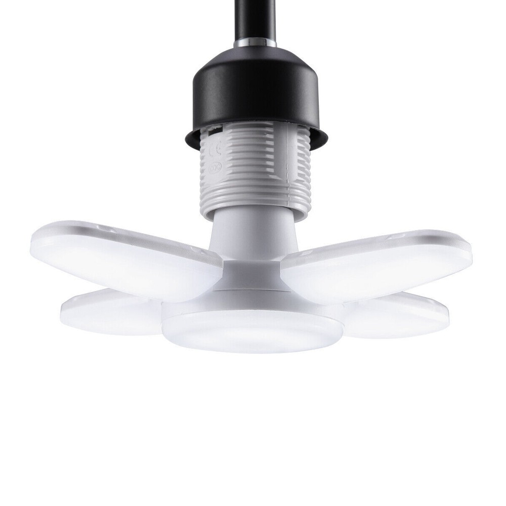 Lot LED Garage Light Bulb Deformable Ceiling Fixture Lights E27 Workshop Lamp US