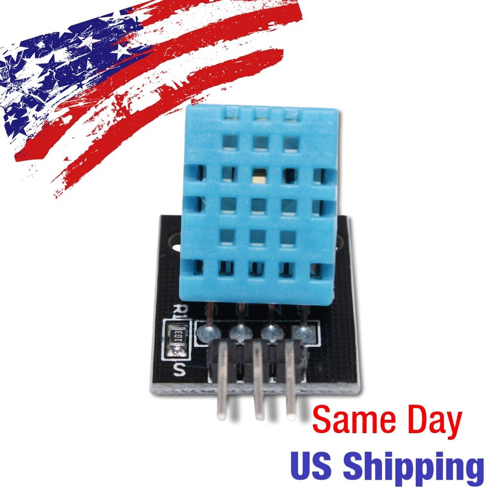 DHT-11 Digital Temperature and Relative Humidity Sensor Module - Arduino, ESP32